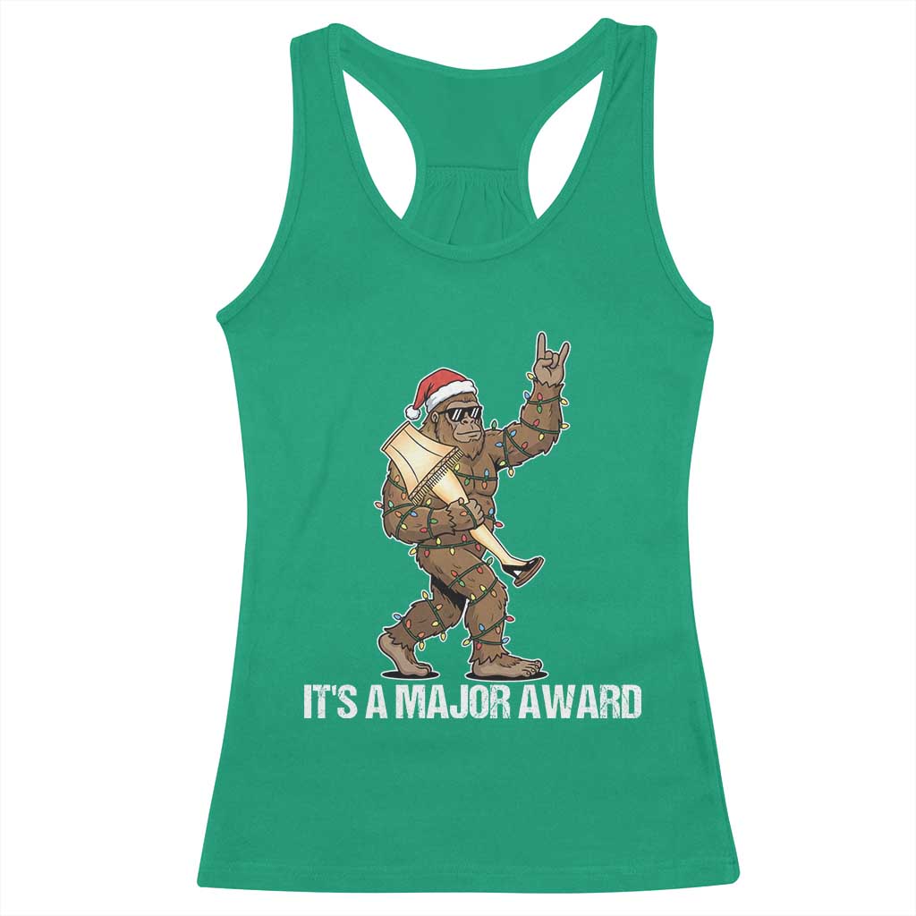 Leg Lamp Christmas Racerback Tank Top Funny Bigfoot Fra Gee Leh Xmas TS14 Irish Green Print Your Wear