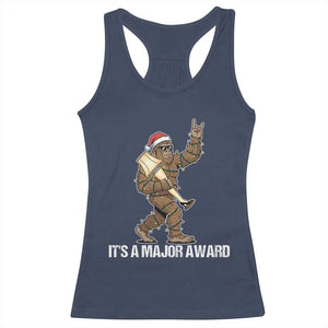 Leg Lamp Christmas Racerback Tank Top Funny Bigfoot Fra Gee Leh Xmas TS14 Navy Print Your Wear