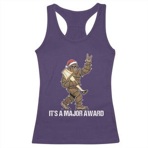 Leg Lamp Christmas Racerback Tank Top Funny Bigfoot Fra Gee Leh Xmas TS14 Purple Print Your Wear