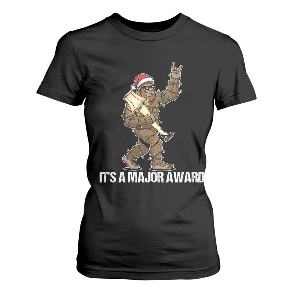 Leg Lamp Christmas T Shirt For Women Funny Bigfoot Fra Gee Leh Xmas TS14 Black Print Your Wear