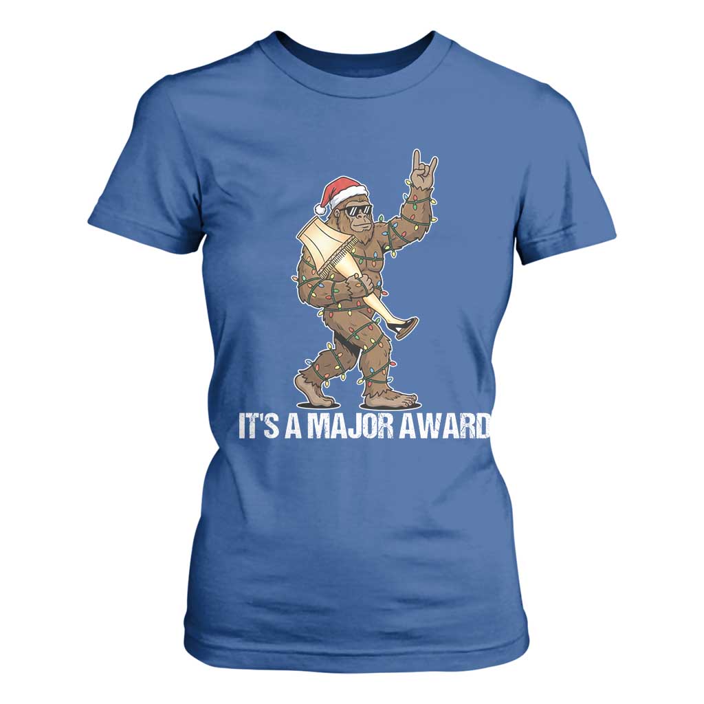 Leg Lamp Christmas T Shirt For Women Funny Bigfoot Fra Gee Leh Xmas TS14 Royal Blue Print Your Wear