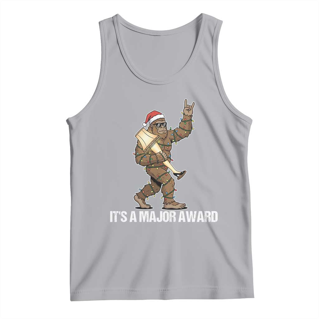 Leg Lamp Christmas Tank Top Funny Bigfoot Fra Gee Leh Xmas TS14 Athletic Heather Print Your Wear