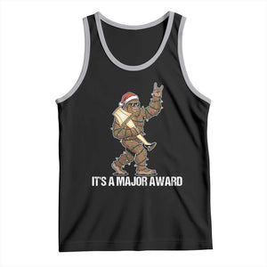 Leg Lamp Christmas Tank Top Funny Bigfoot Fra Gee Leh Xmas TS14 Black Athletic Heather Print Your Wear