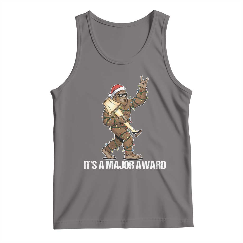 Leg Lamp Christmas Tank Top Funny Bigfoot Fra Gee Leh Xmas TS14 Deep Heather Print Your Wear