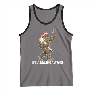 Leg Lamp Christmas Tank Top Funny Bigfoot Fra Gee Leh Xmas TS14 Deep Heather Black Print Your Wear