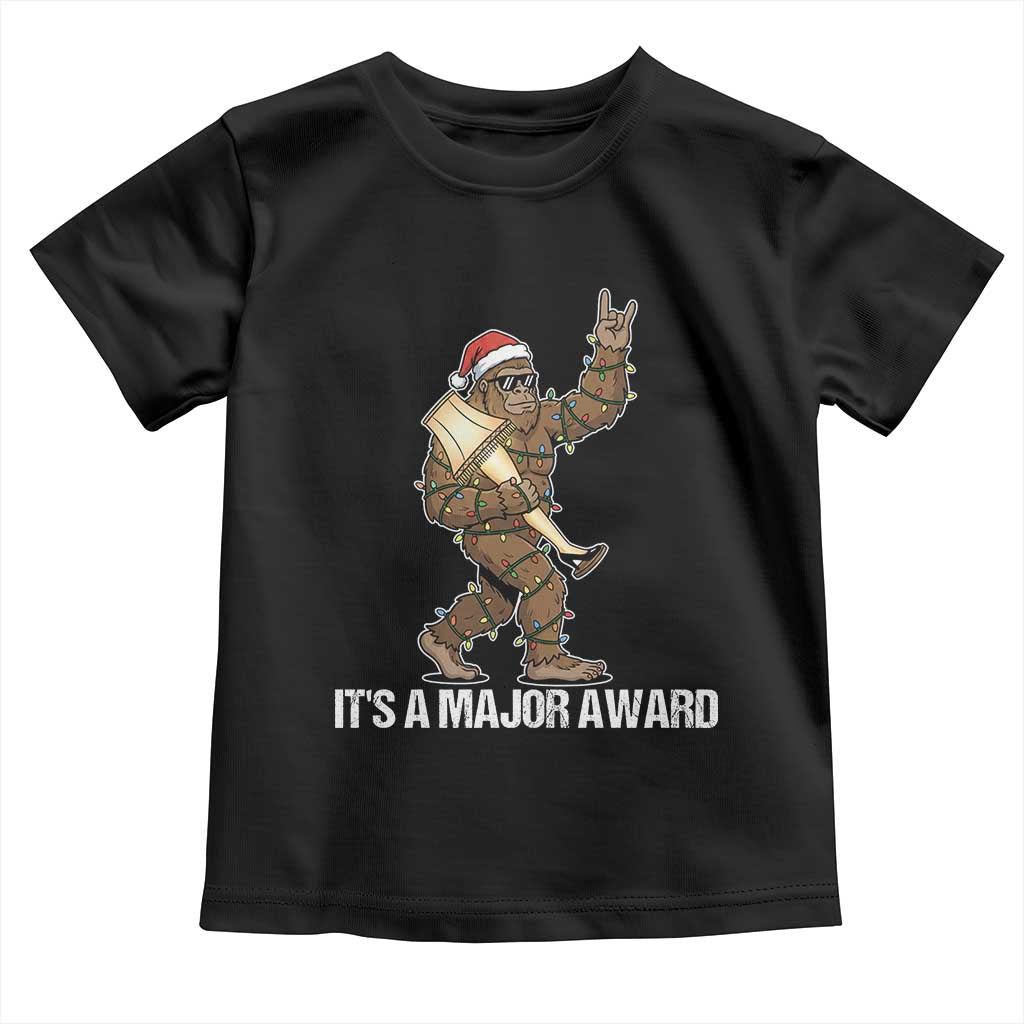 Leg Lamp Christmas Toddler T Shirt Funny Bigfoot Fra Gee Leh Xmas TS14 Black Print Your Wear