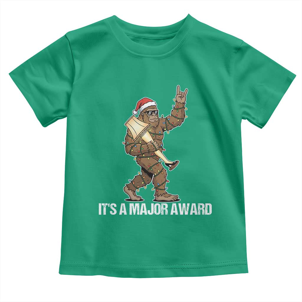 Leg Lamp Christmas Toddler T Shirt Funny Bigfoot Fra Gee Leh Xmas TS14 Irish Green Print Your Wear