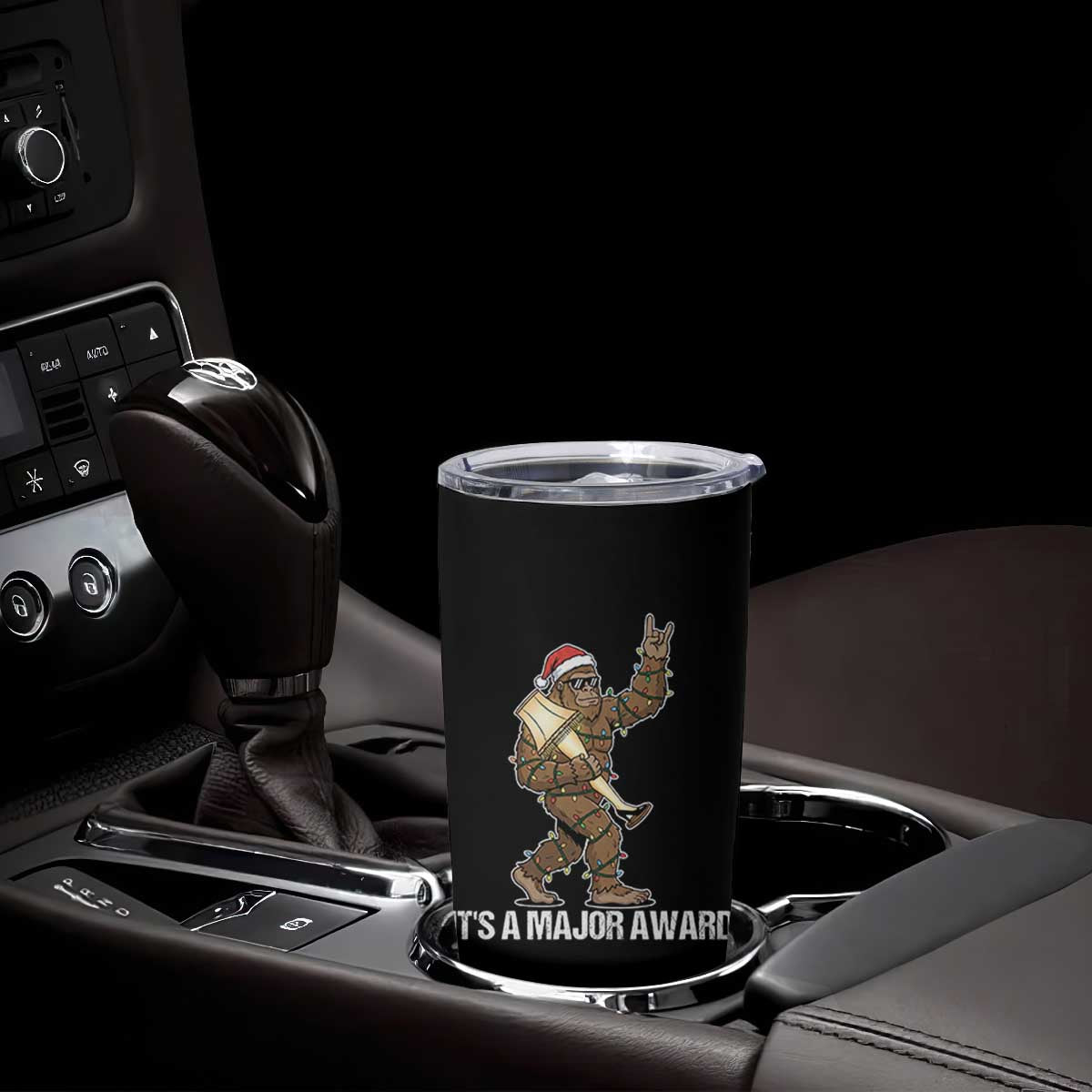 Leg Lamp Christmas Tumbler Cup Funny Bigfoot Fra Gee Leh Xmas TS14 Print Your Wear