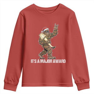 Leg Lamp Christmas Youth Sweatshirt Funny Bigfoot Fra Gee Leh Xmas TS14 Red Print Your Wear