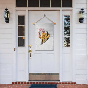 Funny ICU Nurse Christmas Garden Flag Gingerbread Did You Try Icing It TS14 Print Your Wear