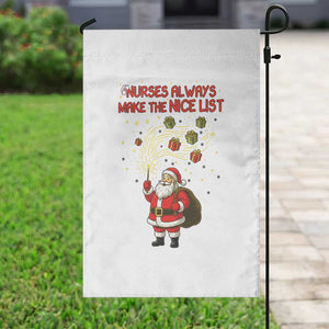 Funny Nurse Christmas Garden Flag Nurses Always Make The Nice List TS14 Print Your Wear