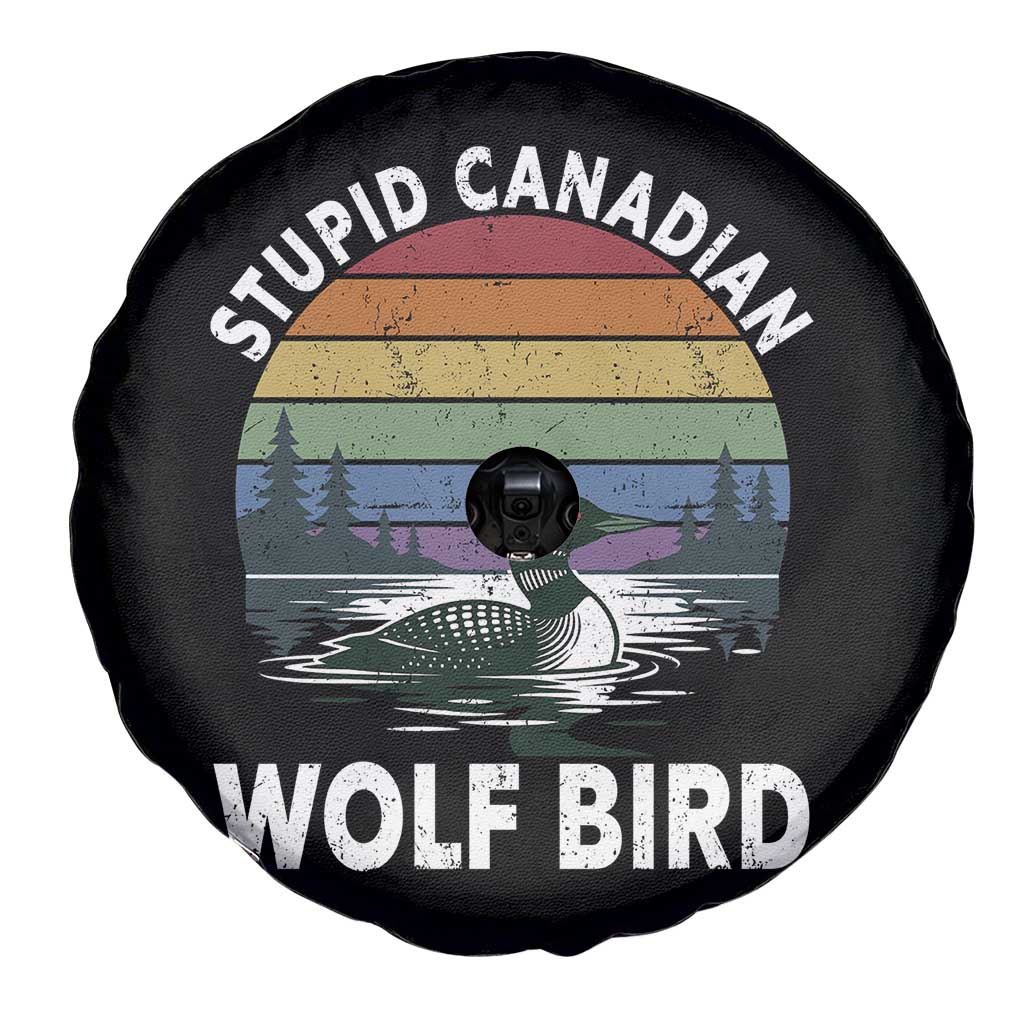 Stupid Canadian Wolf Bird Spare Tire Cover Sarcastic Animal Meme TS14 Print Your Wear