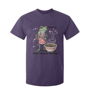 Funny Frog Valentine Meme T Shirt For Kid That Is It You Are Going In The Soup TS14 Purple Print Your Wear