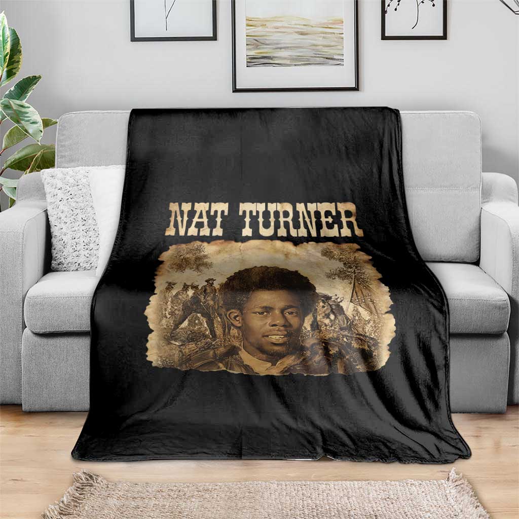 Nat Turner Throw Blanket Black History African American TS14 Print Your Wear
