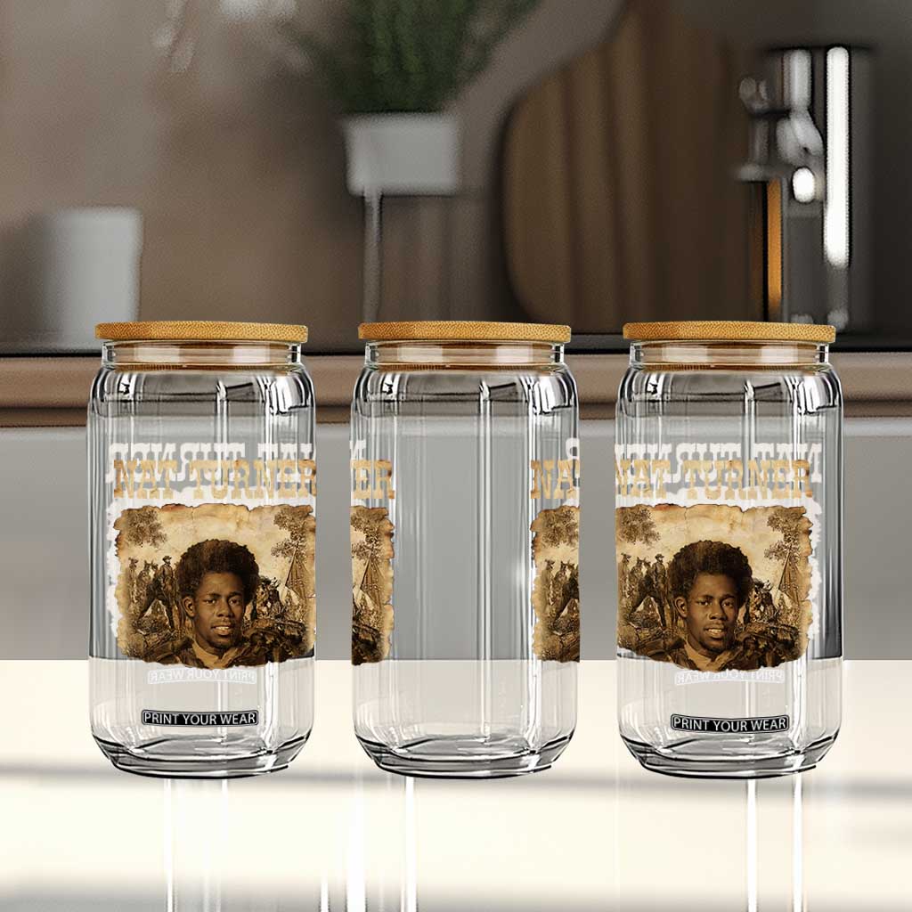 Nat Turner Glass Can Black History African American TS14 Print Your Wear
