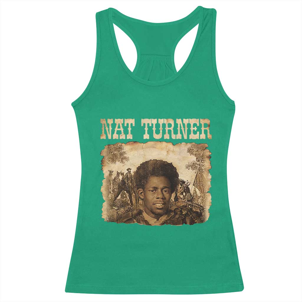 Nat Turner Racerback Tank Top Black History African American TS14 Irish Green Print Your Wear