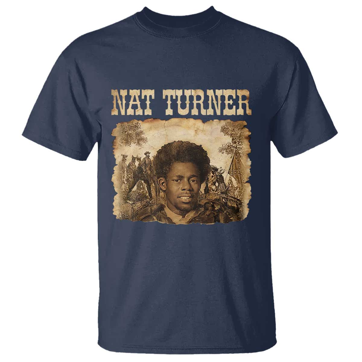 Nat Turner T Shirt Black History African American TS14 Navy Print Your Wear