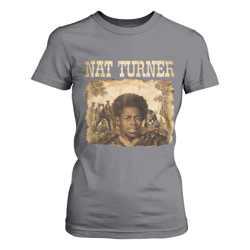 Nat Turner T Shirt For Women Black History African American TS14 Charcoal Print Your Wear