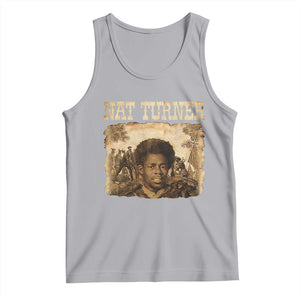 Nat Turner Tank Top Black History African American TS14 Athletic Heather Print Your Wear