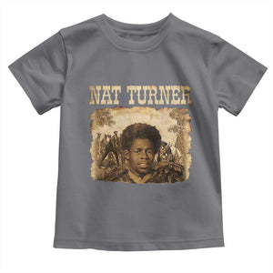 Nat Turner Toddler T Shirt Black History African American TS14 Charcoal Print Your Wear