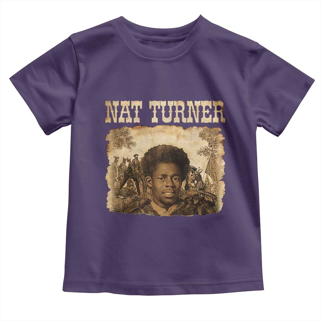 Nat Turner Toddler T Shirt Black History African American TS14 Purple Print Your Wear