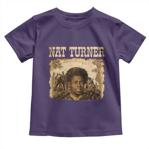 Nat Turner Toddler T Shirt Black History African American TS14 Purple Print Your Wear