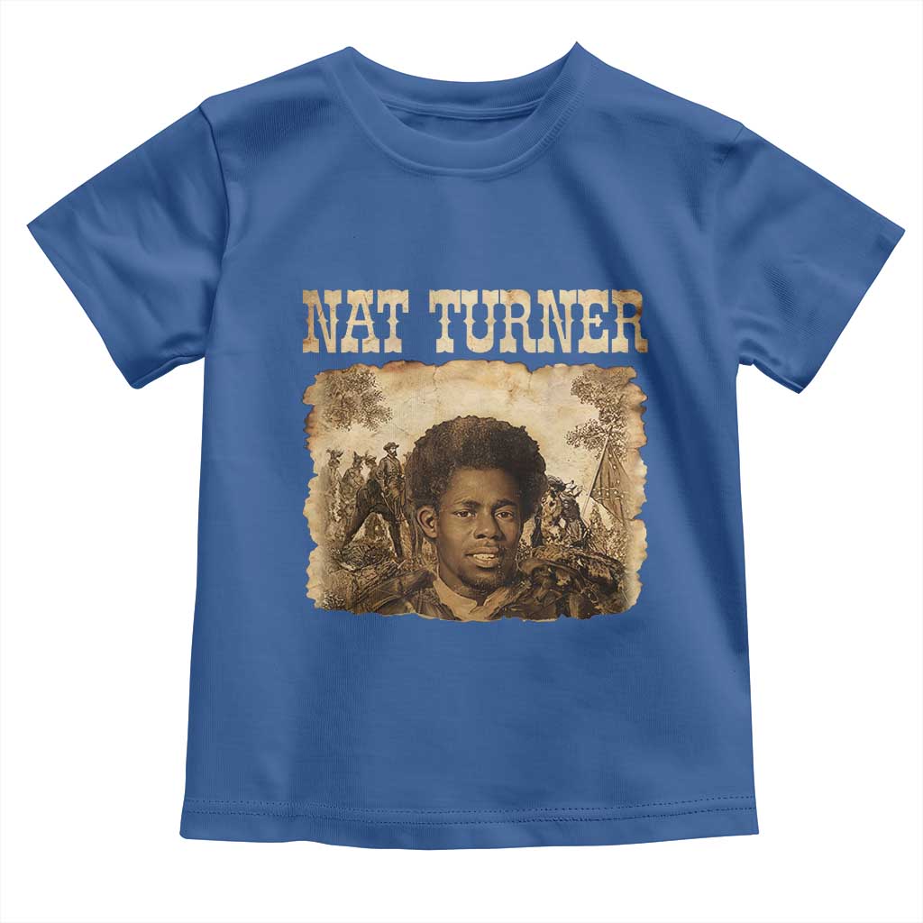 Nat Turner Toddler T Shirt Black History African American TS14 Royal Blue Print Your Wear