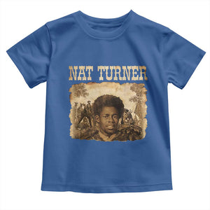 Nat Turner Toddler T Shirt Black History African American TS14 Royal Blue Print Your Wear
