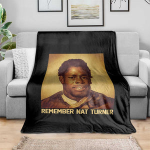 Nat Turner Throw Blanket Black History Month TS14 Print Your Wear