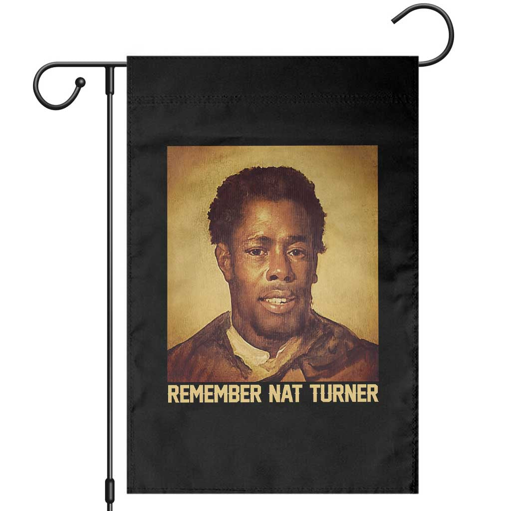 Nat Turner Garden Flag Black History Month TS14 Black Print Your Wear