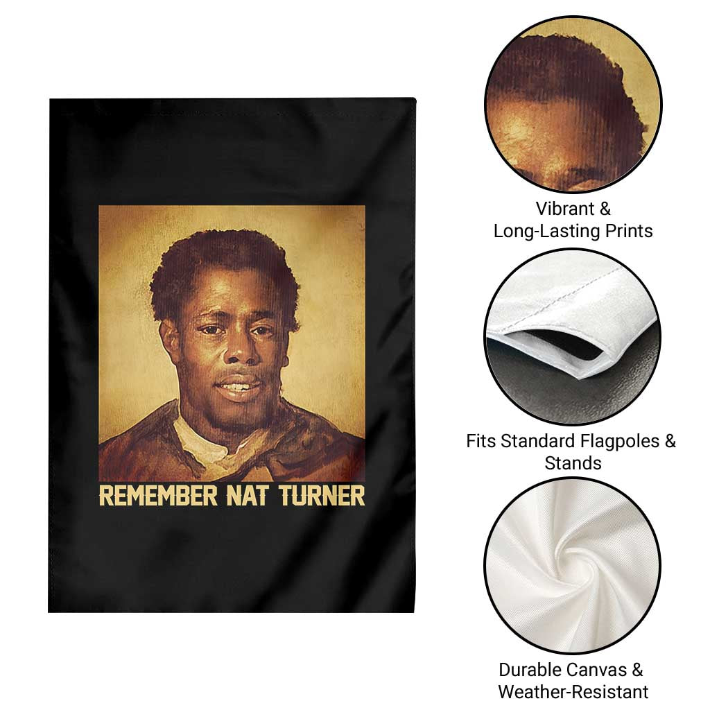 Nat Turner Garden Flag Black History Month TS14 Print Your Wear
