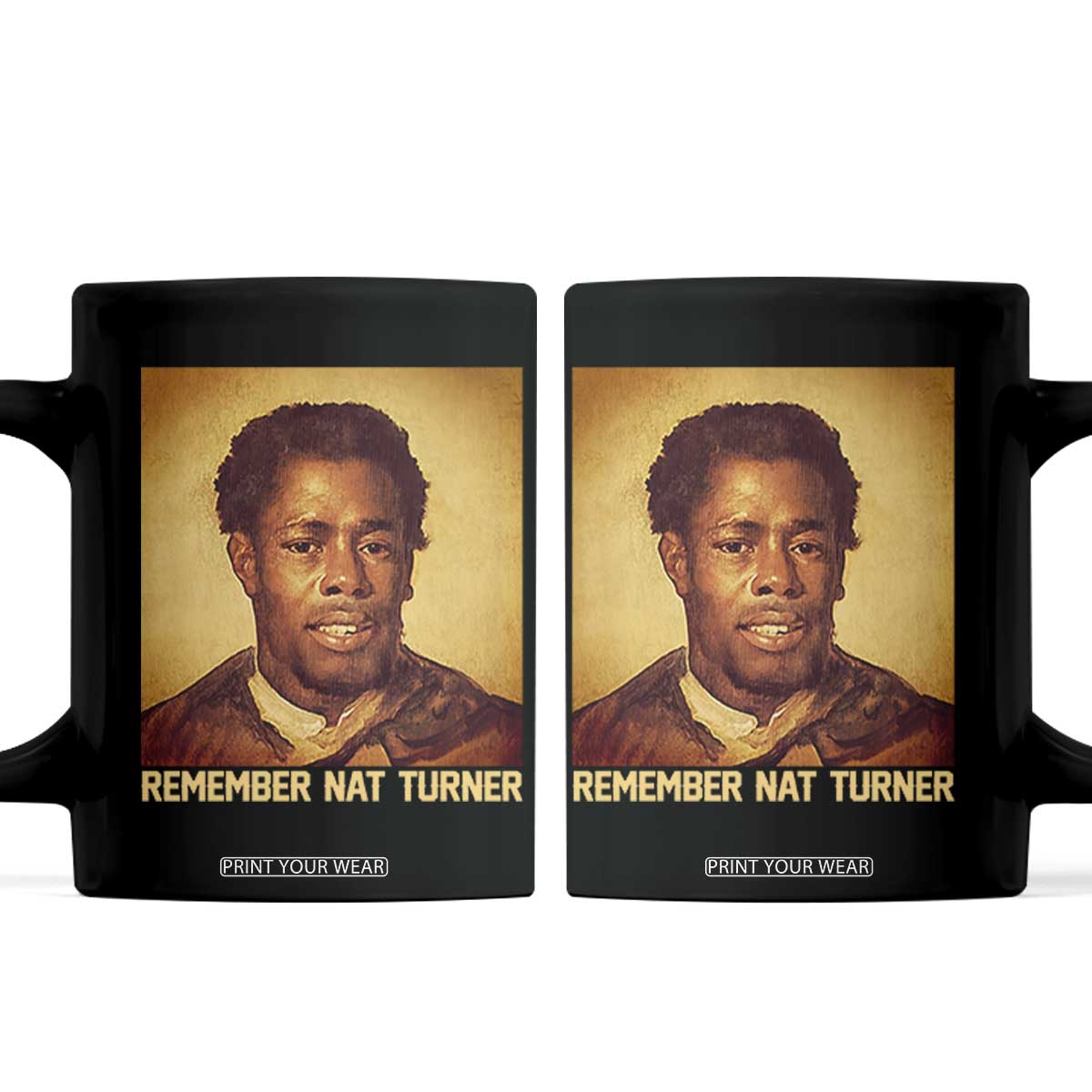 Nat Turner Coffee Mug Black History Month TS14 Black Print Your Wear
