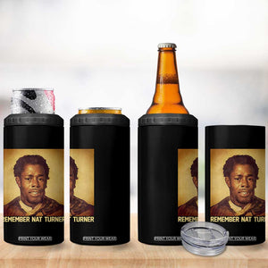 Nat Turner 4 in 1 Can Cooler Tumbler Black History Month TS14 Print Your Wear