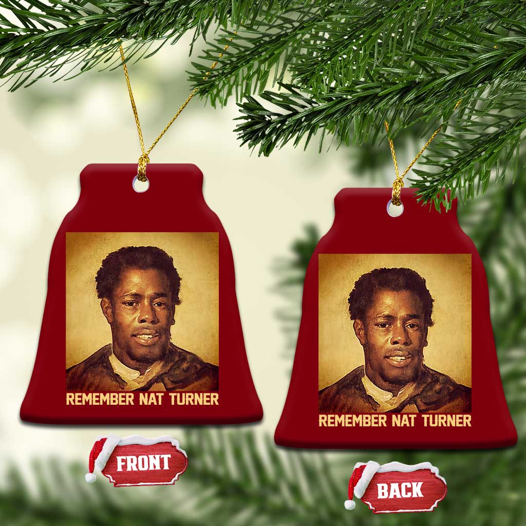 Nat Turner Ceramic Ornament Black History Month TS14 Print Your Wear