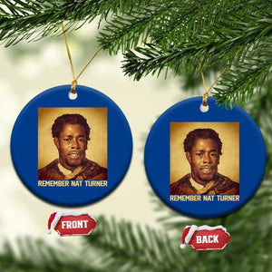 Nat Turner Ceramic Ornament Black History Month TS14 1pc Blue Print Your Wear