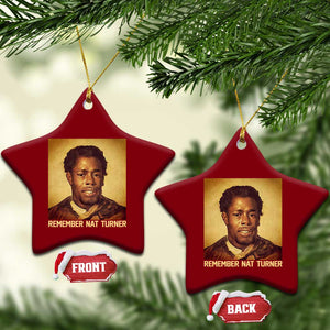 Nat Turner Ceramic Ornament Black History Month TS14 Print Your Wear