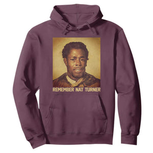 Nat Turner Hoodie Black History Month TS14 Maroon Print Your Wear