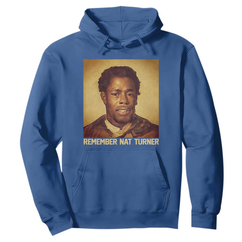 Nat Turner Hoodie Black History Month TS14 Royal Blue Print Your Wear