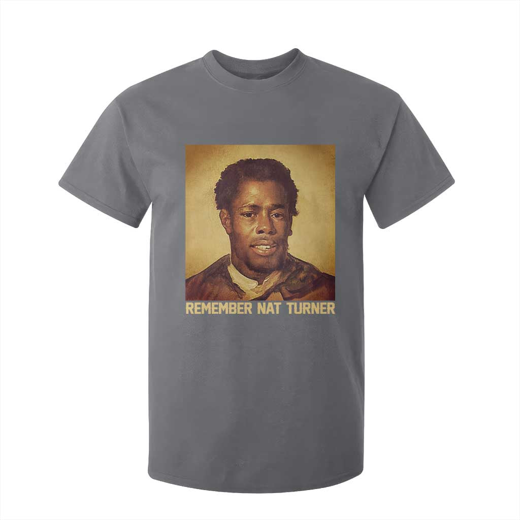 Nat Turner T Shirt For Kid Black History Month TS14 Charcoal Print Your Wear