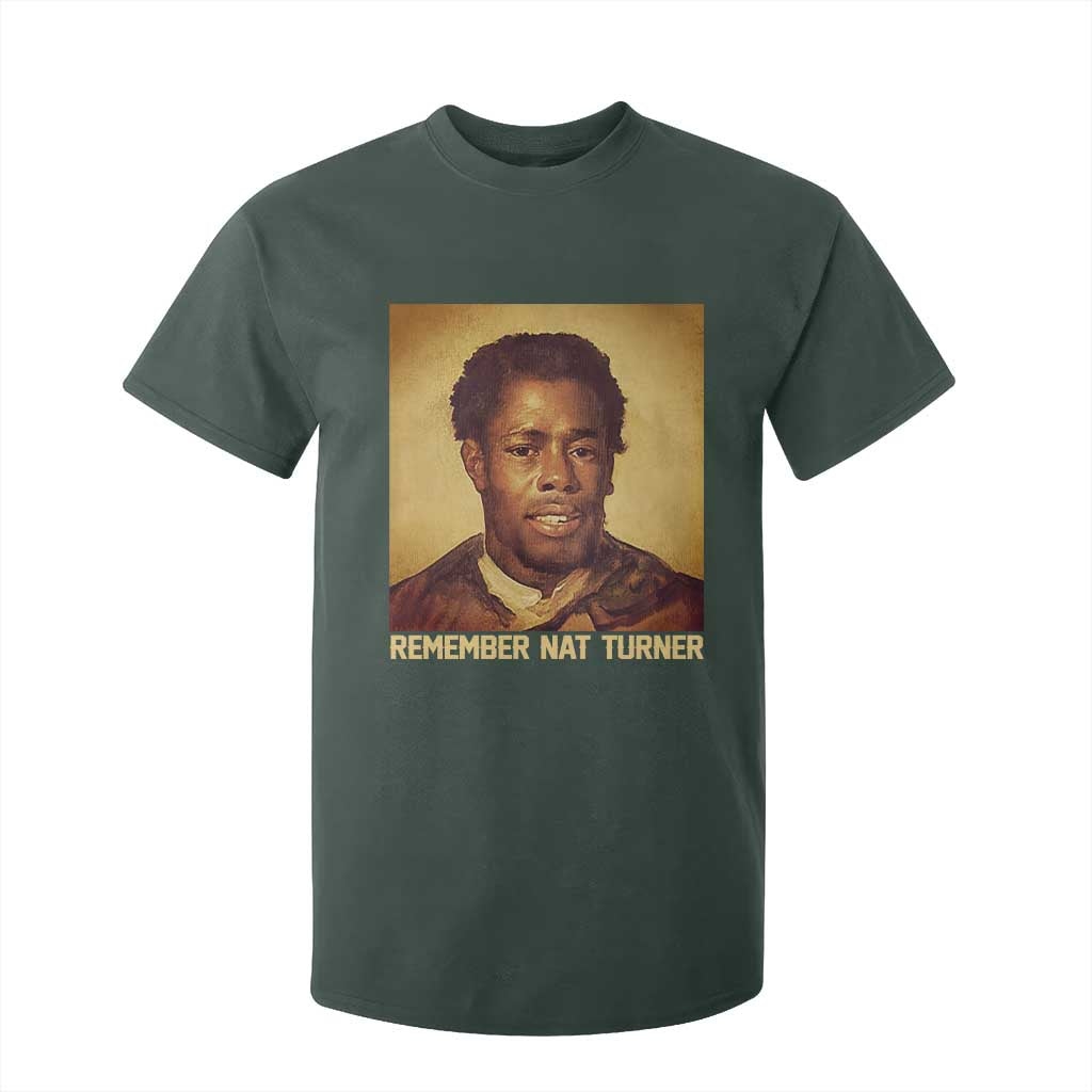 Nat Turner T Shirt For Kid Black History Month TS14 Dark Forest Green Print Your Wear