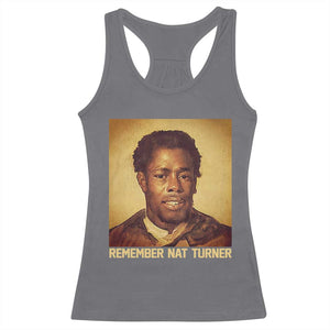 Nat Turner Racerback Tank Top Black History Month TS14 Charcoal Print Your Wear