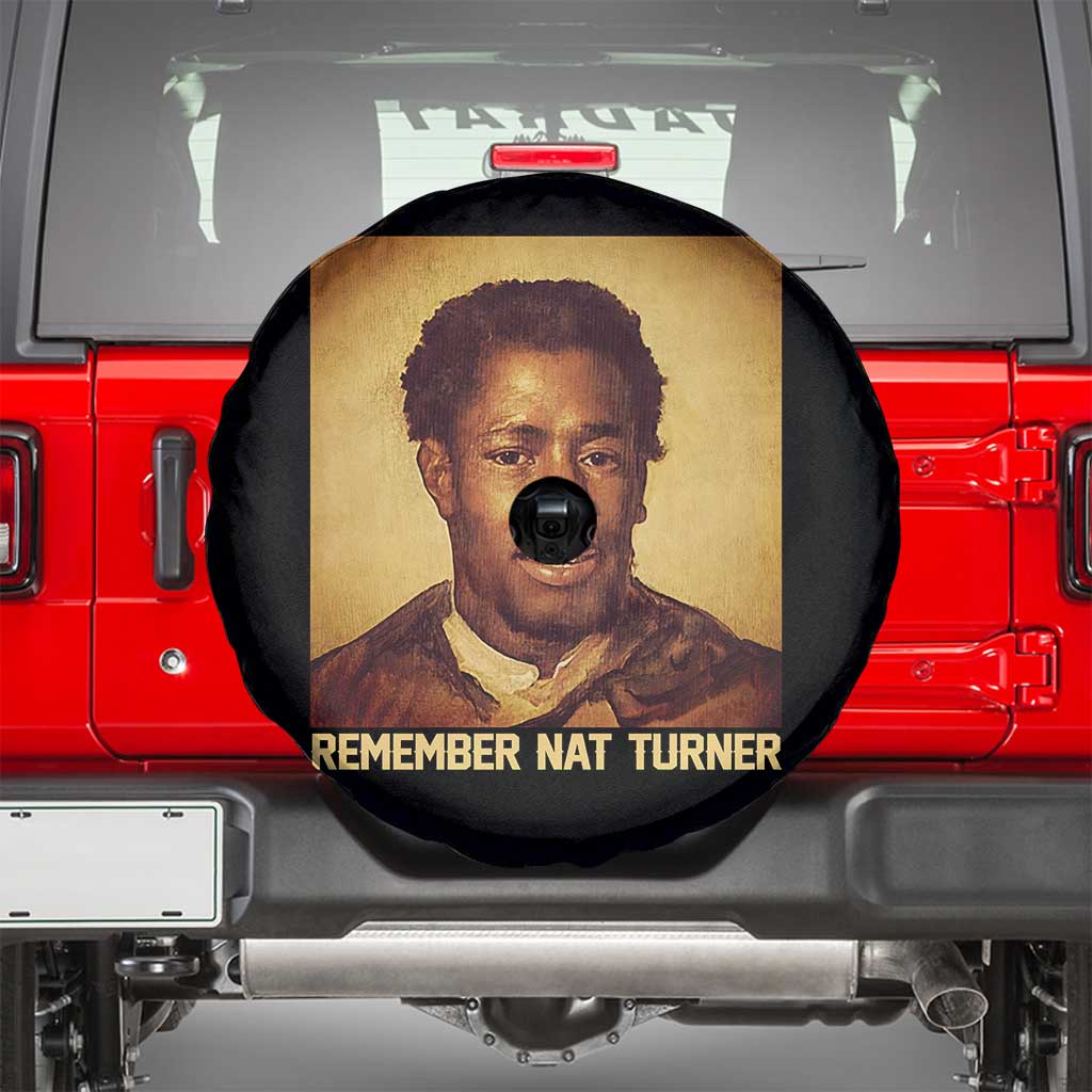 Nat Turner Spare Tire Cover Black History Month TS14 Black Print Your Wear