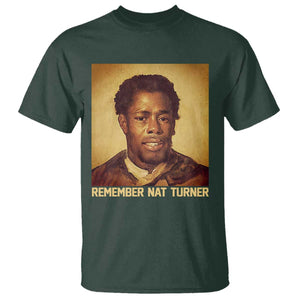 Nat Turner T Shirt Black History Month TS14 Dark Forest Green Print Your Wear