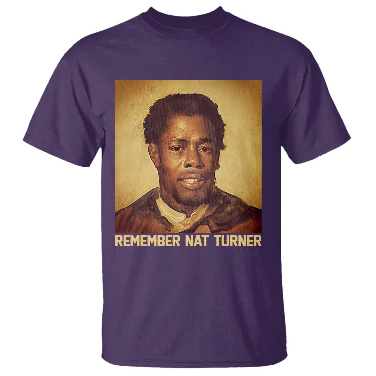 Nat Turner T Shirt Black History Month TS14 Purple Print Your Wear