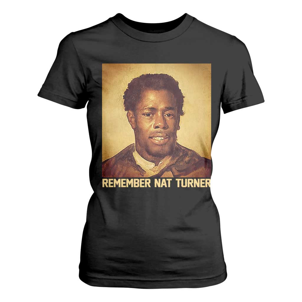 Nat Turner T Shirt For Women Black History Month TS14 Black Print Your Wear