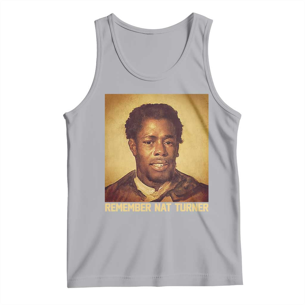 Nat Turner Tank Top Black History Month TS14 Athletic Heather Print Your Wear