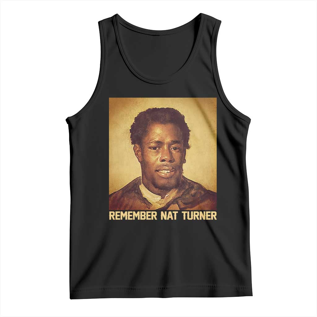 Nat Turner Tank Top Black History Month TS14 Black Print Your Wear