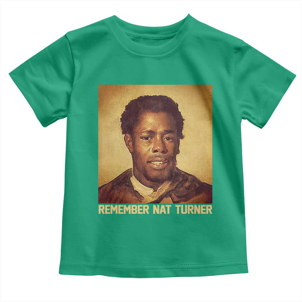 Nat Turner Toddler T Shirt Black History Month TS14 Irish Green Print Your Wear