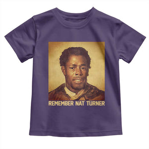 Nat Turner Toddler T Shirt Black History Month TS14 Purple Print Your Wear