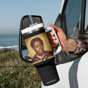 Nat Turner Tumbler With Handle Black History Month TS14 Print Your Wear